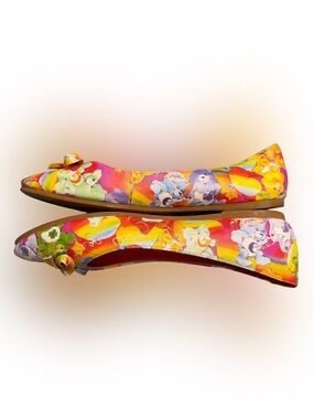 Iron Fist Rainbow Care Bears Ballet Flats- Size 10